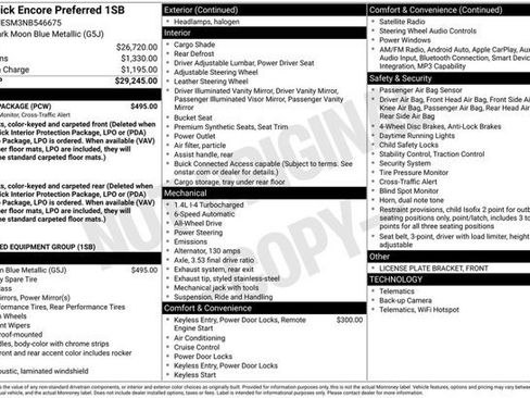 Certified 2022 Buick Encore Preferred w/ Safety Package AWD/4WD image 5