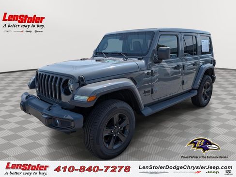 Used 2020 Jeep Wrangler Unlimited Sahara AWD/4WD image 1