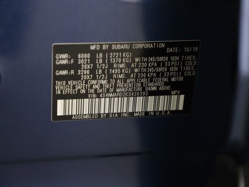 Used 2019 Subaru Ascent Touring w/ Popular Package #3 image 32