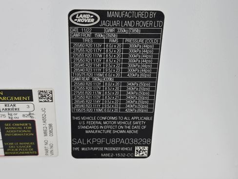 Certified 2023 Land Rover Range Rover SE image 36