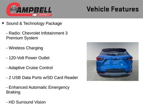 Used 2024 Chevrolet Blazer LT w/ Sound & Technology Package image 16