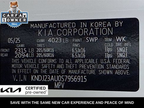 Certified 2025 Kia Soul LX w/ LX Technology Package FWD image 36