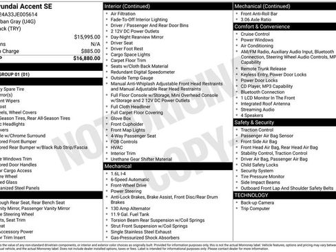 Used 2018 Hyundai Accent SE FWD image 39