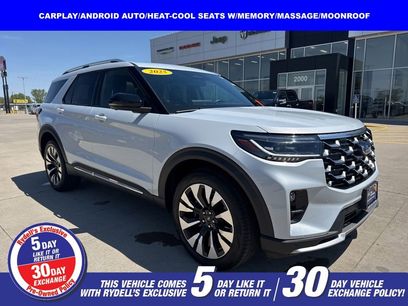 Certified 2025 Ford Explorer Platinum w/ LUX Leather Package