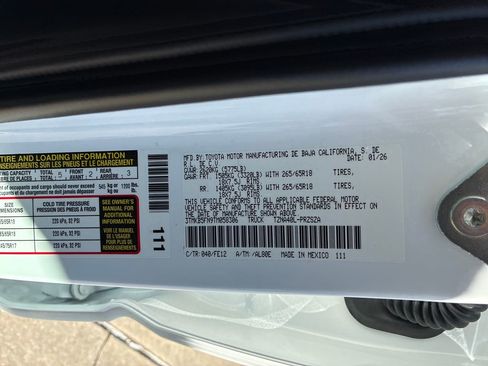 New 2026 Toyota Tacoma TRD Sport image 50