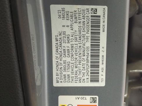 Certified 2023 Honda Civic Sport image 29