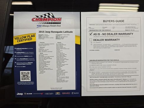 Used 2015 Jeep Renegade Latitude w/ Cold Weather Group AWD/4WD image 43