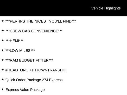Used 2019 RAM 1500 Express w/ Express Value Package AWD/4WD image 1
