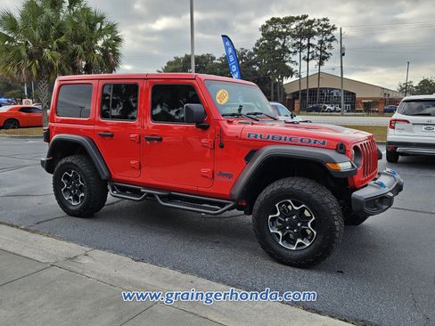 Used 2023 Jeep Wrangler Unlimited Rubicon 4xe w/ Cold Weather Group image 7