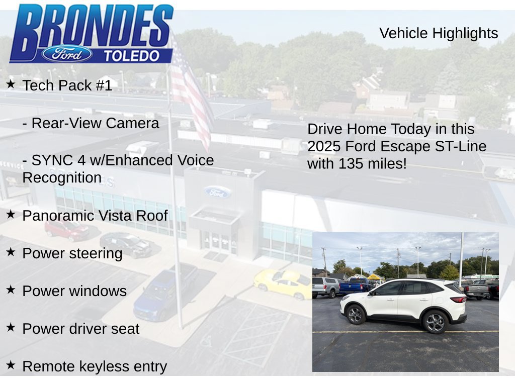 Used 2025 Ford Escape ST-Line w/ Tech Pack #1 FWD image 12