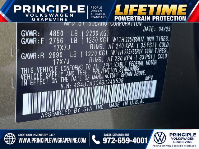 Used 2025 Subaru Outback Premium AWD/4WD image 28