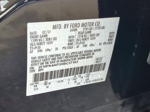 Used 2017 Ford Edge Sport w/ Equipment Group 401A image 32