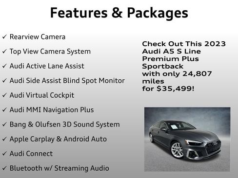 Used 2023 Audi A5 2.0T Premium Plus w/ Premium Plus AWD/4WD image 8
