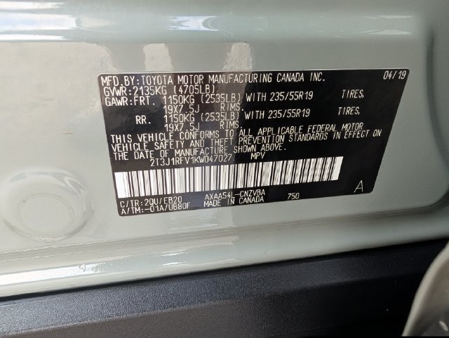 Used 2019 Toyota RAV4 Adventure w/ Cold Weather Package AWD/4WD image 39
