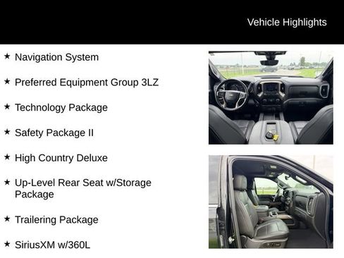 Used 2020 Chevrolet Silverado 1500 High Country w/ Technology Package AWD/4WD image 12