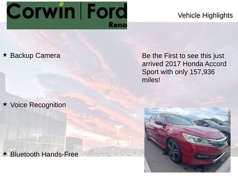 Used 2017 Honda Accord Sport image 4