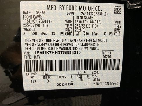 New 2026 Ford Explorer Platinum RWD image 28