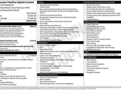 Used 2019 Chrysler Pacifica Limited w/ Advanced Safetytec Group image 15