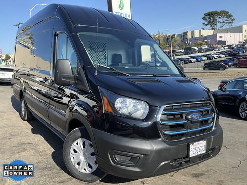 Used 2022 Ford E-Transit 148 High Roof Extended w/ Load Area Protection Package image 1