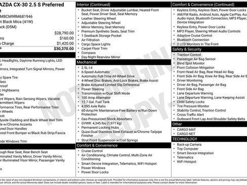 Certified 2024 MAZDA CX-30 AWD 2.5 S w/ Preferred Package image 4