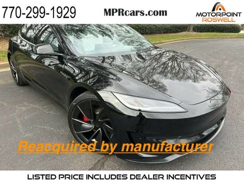 Used 2025 Tesla Model 3 Performance AWD/4WD image 1