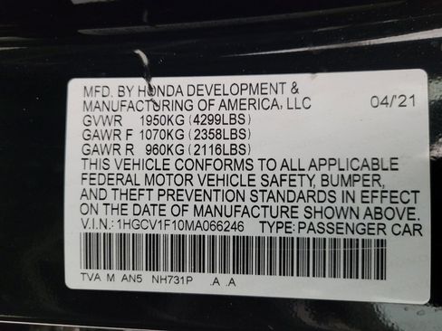 Used 2021 Honda Accord LX image 33
