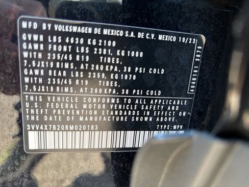 Used 2024 Volkswagen Taos SEL AWD/4WD image 11