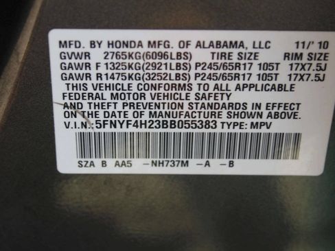 Used 2011 Honda Pilot LX image 9