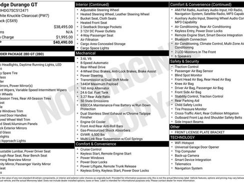 Used 2025 Dodge Durango GT RWD image 49