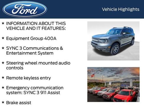 Certified 2022 Ford Bronco Sport Badlands AWD/4WD image 5