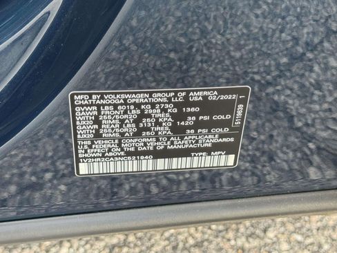 Certified 2022 Volkswagen Atlas SE image 27