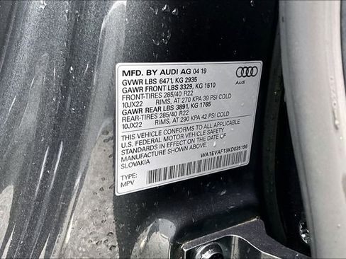 Used 2019 Audi Q8 Premium Plus w/ Premium Plus image 22