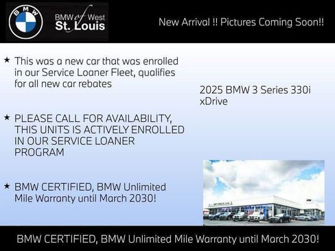 Certified 2025 BMW 330i xDrive Sedan w/ Premium Package image 53