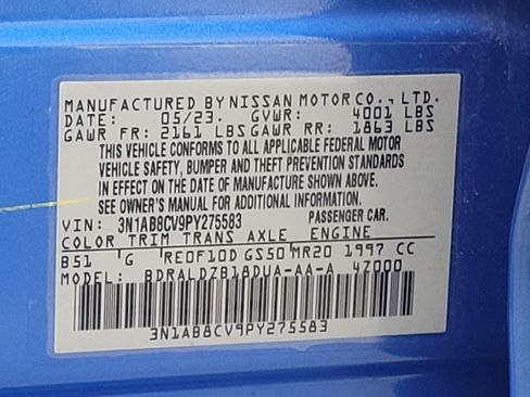 Used 2023 Nissan Sentra SV FWD image 33