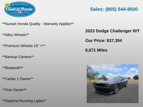 Used 2023 Dodge Challenger R/T w/ Shaker Package RWD image 5