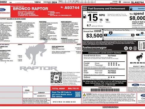 Used 2025 Ford Bronco Raptor AWD/4WD image 4