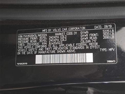 Used 2020 Volvo XC60 T5 Momentum image 33