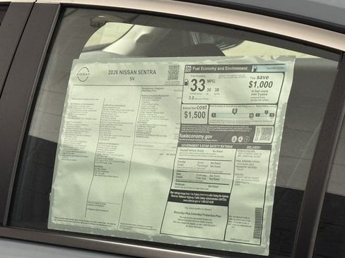New 2026 Nissan Sentra SV w/ SV Convenience Package FWD image 23