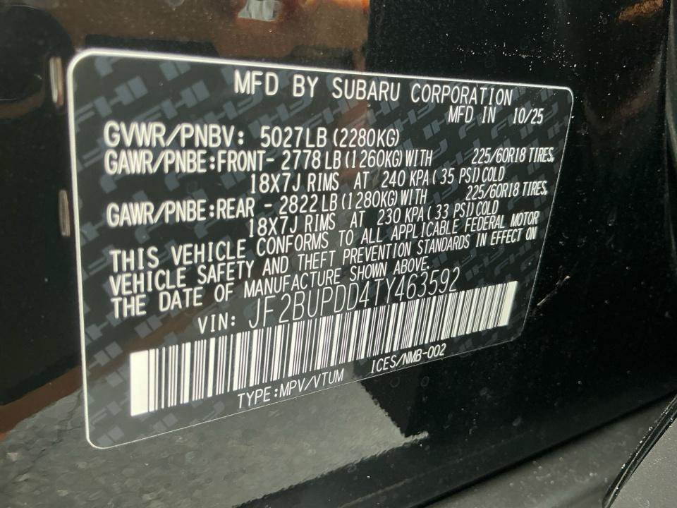 Certified 2026 Subaru Outback Limited w/ Premium/Limited Package 2 AWD/4WD image 39
