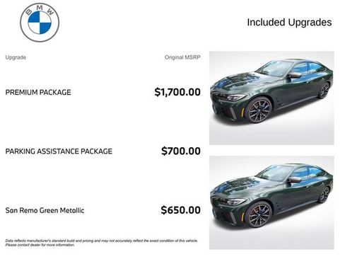 Certified 2023 BMW i4 M50 w/ Premium Package AWD/4WD image 3