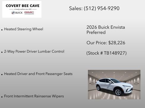New 2026 Buick Envista Sport Touring w/ Convenience I Package FWD image 24
