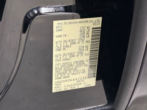 Used 2023 Nissan Frontier SV image 36