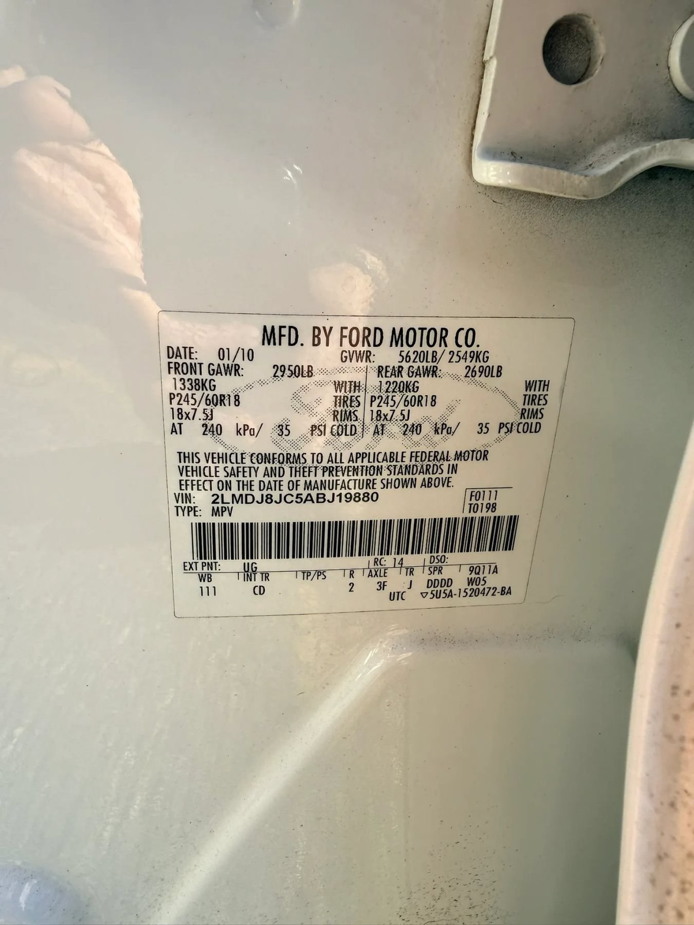Used 2010 Lincoln MKX AWD image 19