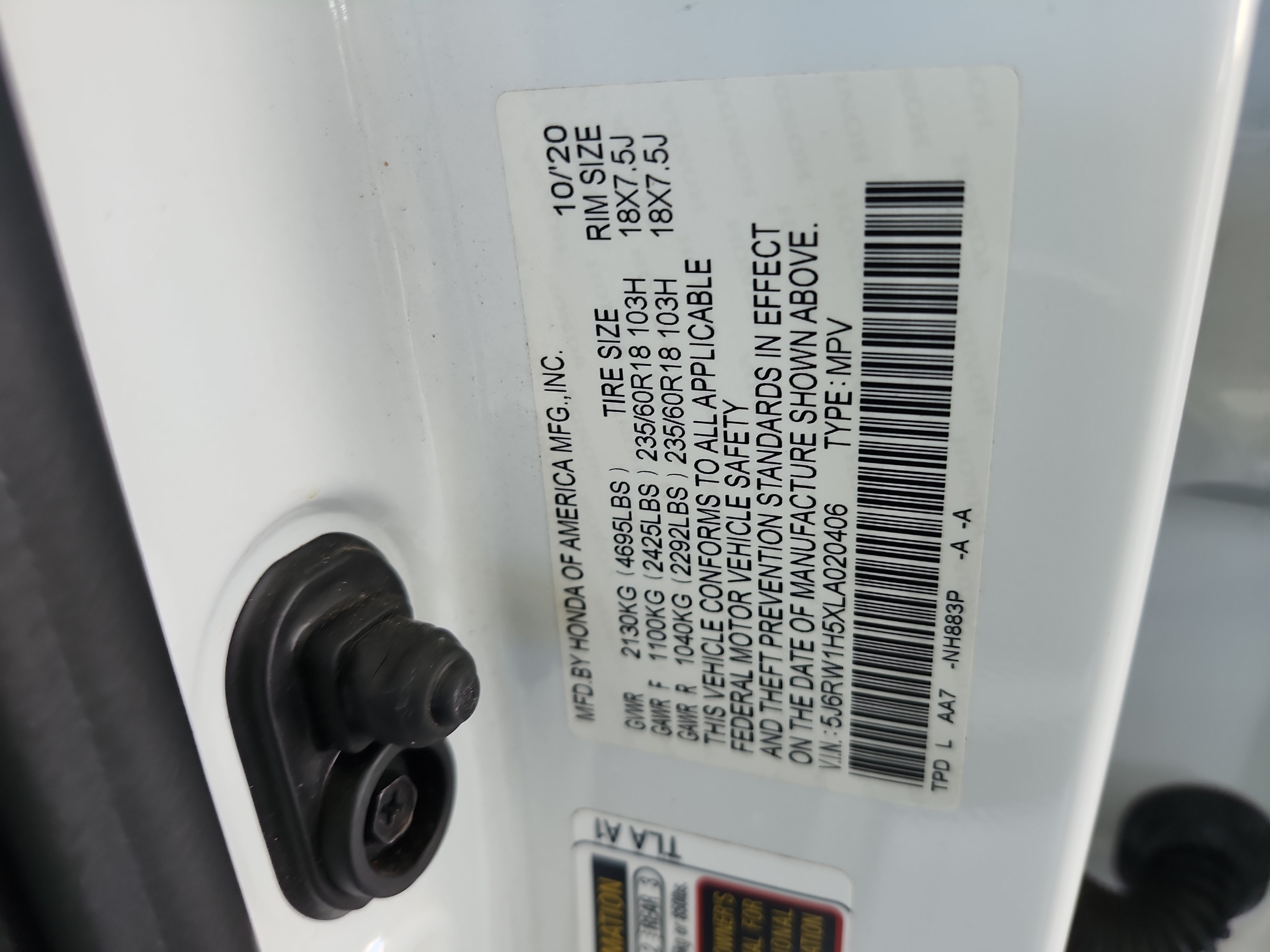 Used 2020 Honda CR-V EX image 20
