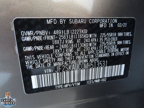 Used 2021 Subaru Forester Limited w/ Popular Package #3 AWD/4WD image 28