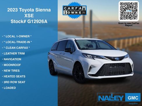 Used 2023 Toyota Sienna XSE FWD image 7