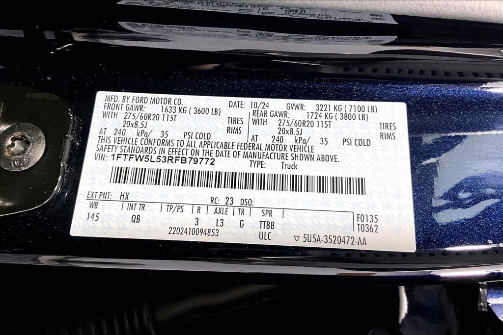Used 2024 Ford F150 Lariat w/ Bed Utility Package AWD/4WD image 31