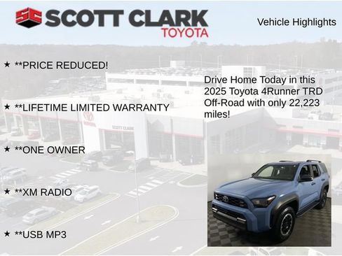 Used 2025 Toyota 4Runner TRD Off-Road AWD/4WD image 12