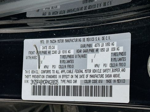 Used 2024 MAZDA MAZDA3 s FWD image 12
