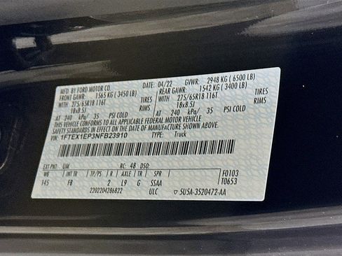 Used 2022 Ford F150 XLT w/ Equipment Group 302A High image 31